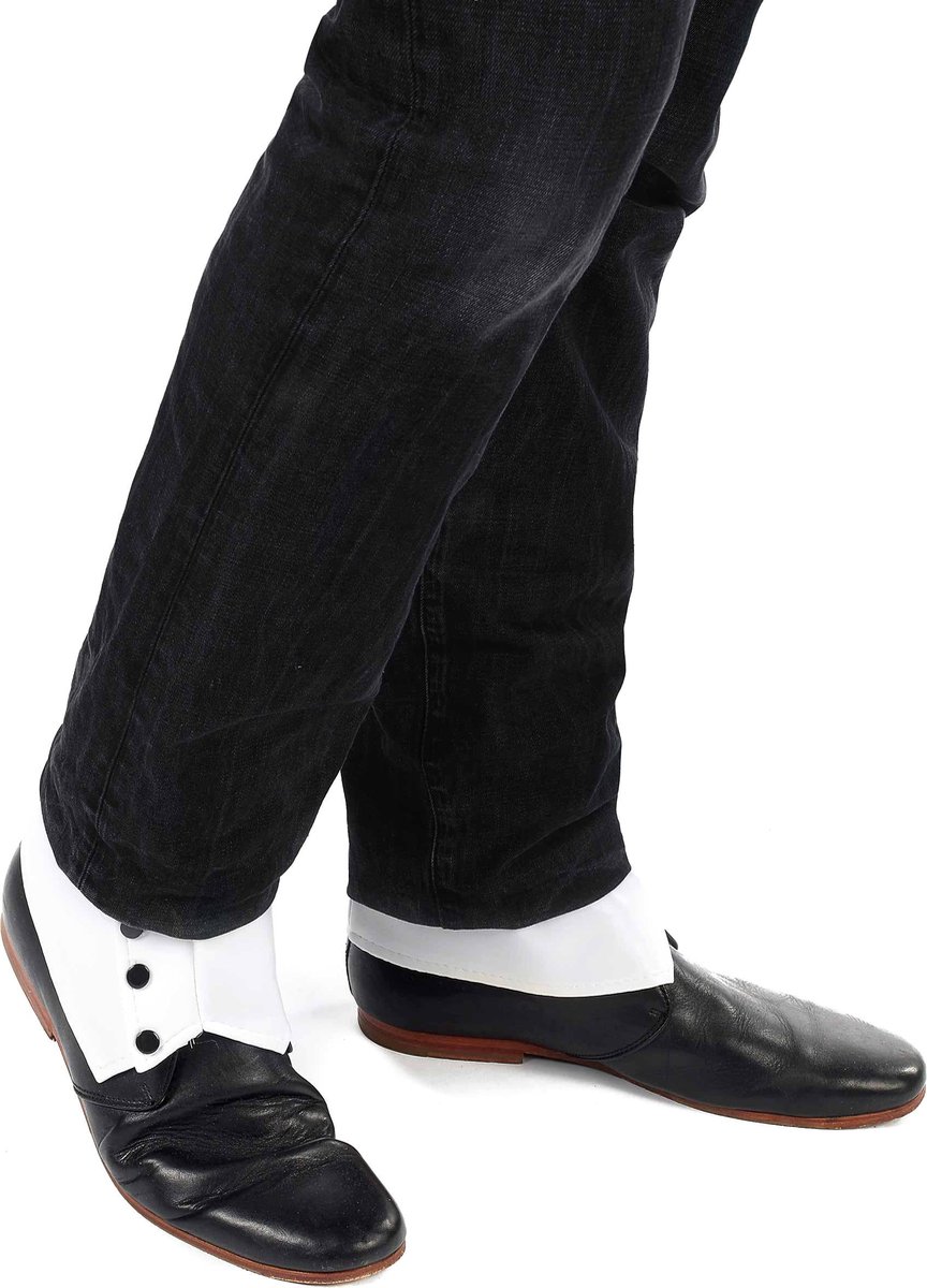 NINGBO PARTY SUPPLIES - Witte beenwindsels voor mannen - Accessoires > Overige